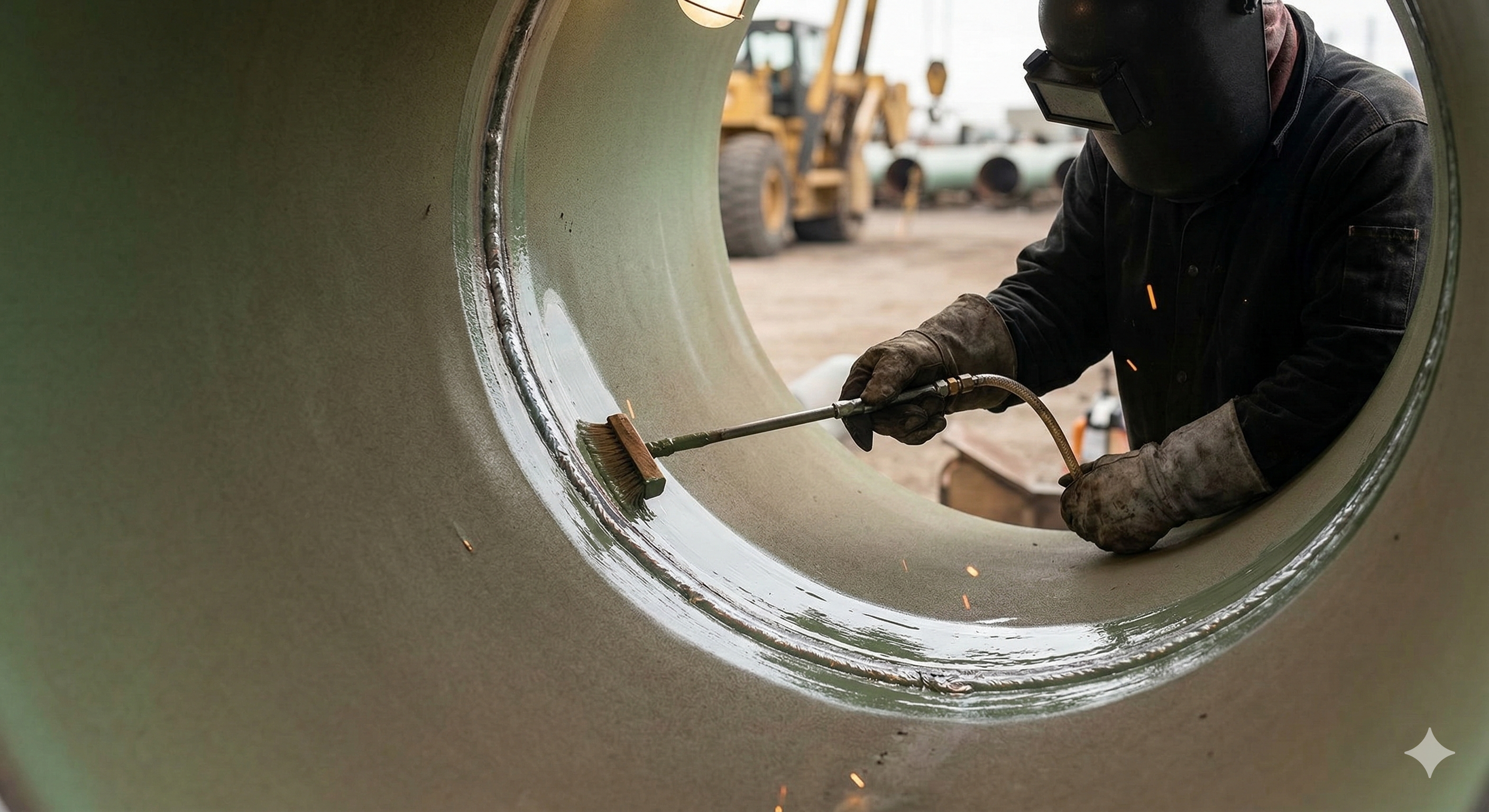 Internal field joint coating equipment